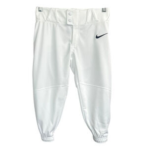 NWT Nike Vapor Select High White/Black Baseball Pants Kids Size Lrg (BQ6442-100)